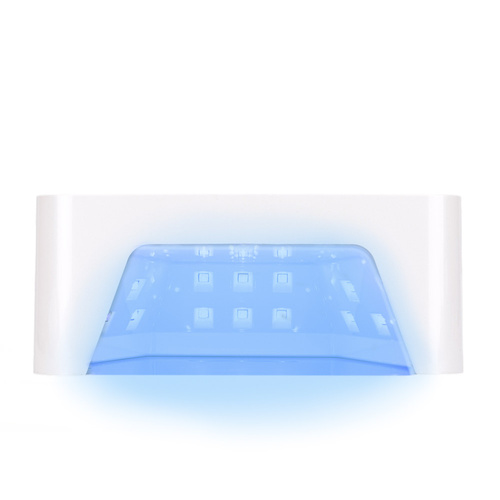 Molly Nails 36W UV/LED nail lamp for hybrid varnishes, gels, and acrylic gels, cordless, white V9BAT