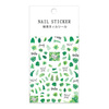 Thin self-adhesive nail stickers, leaves F651