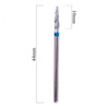 Fresa a spirale per cuticole Tornado, diritta, L0212D-M, media
