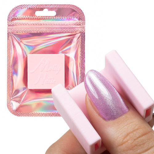 Магніт-магнітизатор для «котячого ока» Cat Eye 5D від MollyNails, рожевий