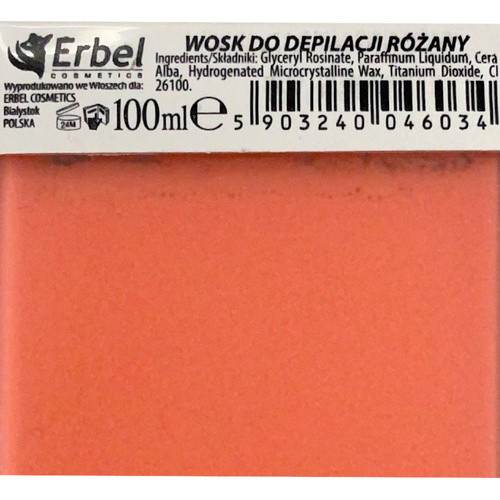 Cera depilatoria Erbel Pink 100 ml