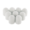 Kapturki do pedicure 7 mm gradacja 150 10 szt Fabric Podo AlleMed Biały White