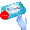 10 Stück Diamante Einweg-Nitrilhandschuhe für Diagnose und Schutz, Größe S, blau-violett, 100 Stück