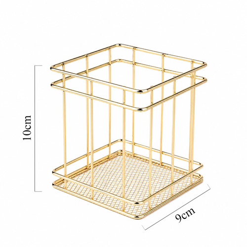 Soporte organizador para pinceles, dorado, n.º 4