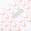 Gradient water decals for nails/ French/ Ombre/French smile line 33 pcs light pink STZ43