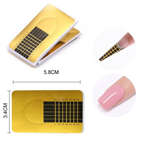 Narrow gold molds, 500 pieces