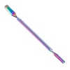 Двосторонній ніж для шкірки та нігтів rainbow YC004