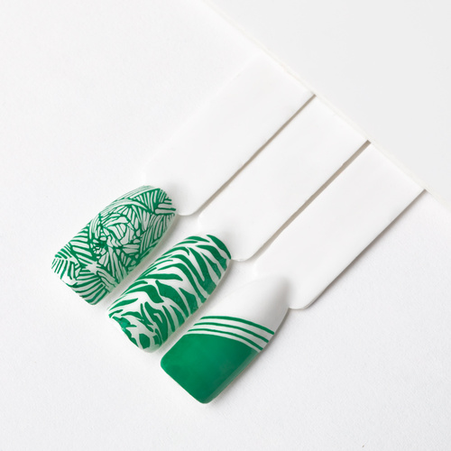 Esmalte para estampado Molly Nails PRO Stamping Green n.º 12, 10 ml