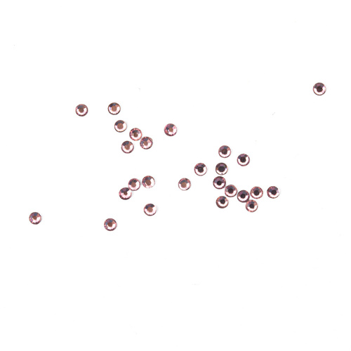 Strass en verre pour ongles SS3 Light Améthyste, environ 50 pièces