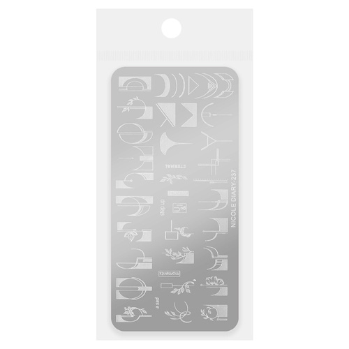 Stempelplatte mit Motiven von Nicole Diary Nr. 237