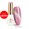 5+1gratis Lakier hybrydowy LED/UV Gel Polish Cat Eye Glacier Crush Nr 251 Rose Molly Nails HEMA/Di-HEMA Free 8g