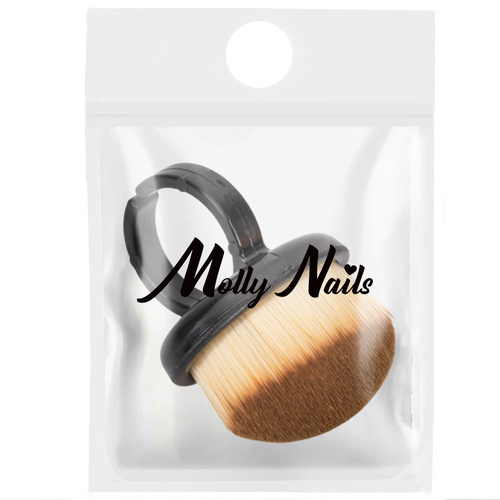 10+1 безкоштовно Пензлик для видалення пилу Molly Nails, чорний