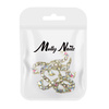 Ozdoby do paznokci serce 3D Molly Nails 3D A/B diamond 10 szt