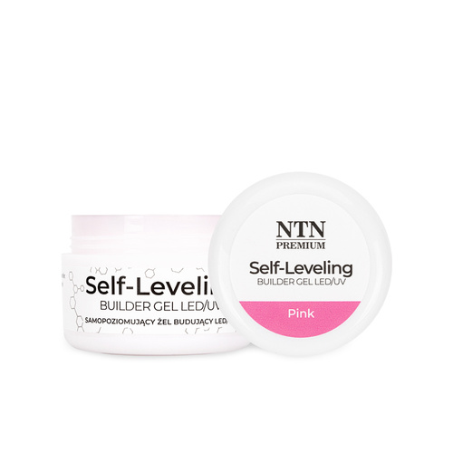 Самовирівнювальний гель-будівельник середньої густоти Molly Nails Coffee Blush, без HEMA/Di-HEMA, 50 г