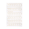 Self-adhesive nail stickers/ French/ French smile line 48 pcs gold STZ-CS169 MollyNails