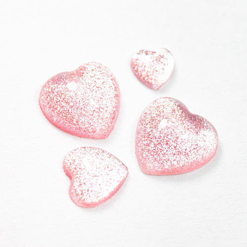 Molly Nails 3D Heart Nail Art Decoration No. 3, 40 pcs