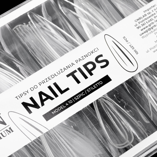 Nail Tips NTN Premium – spitze Nagelverlängerungs-Tips, 100 Stück