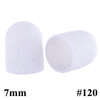 Kapturki do pedicure 7 mm gradacja 120 100szt Fabric Podo AlleMed Biały White