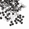 SS10 Jet Hematite glass nail rhinestones, approx. 50 pcs.
