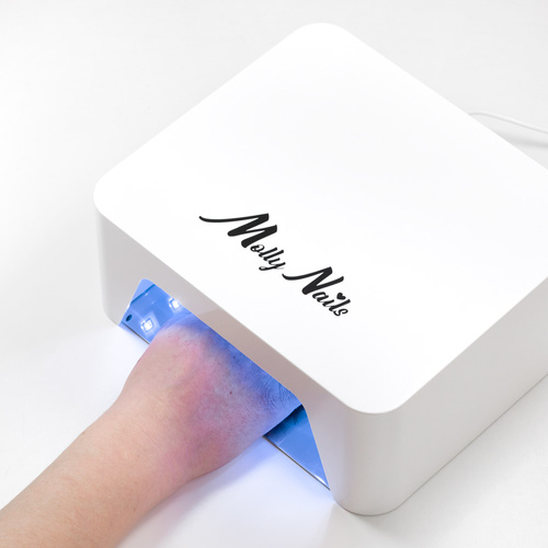 Molly Nails UV/LED-Nagellampe 36 W für Hybridlacke, Gele und Acrylgele, weiß, V9