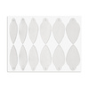 Stampi autoadesivi in silicone per Dual Form a punta ST012-1 MollyLac, 24 pezzi