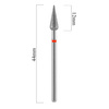 Frez diamentowy grusza ostra czerwona Staleks Expert 4/12mm