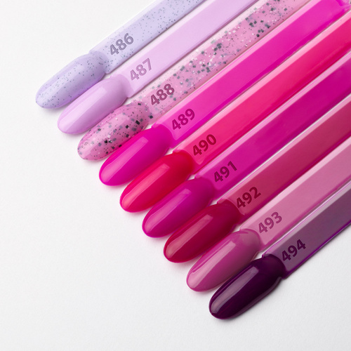 10+2 in omaggio Smalto ibrido LED/UV Gel Polish Purples n. 490 Edizione limitata NTN Premium senza HEMA/Di-HEMA 5 g