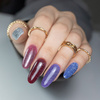 5 + 1 gratis. Esmalte híbrido Molly Nails Flashing Lights 3 Metal Rain, sin HEMA ni Di-HEMA, 8 g, n.º 617