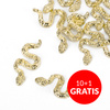 10+1 gratis Decorazioni per unghie a forma di serpenti 3D Molly Nails SZ-153, 10 pezzi