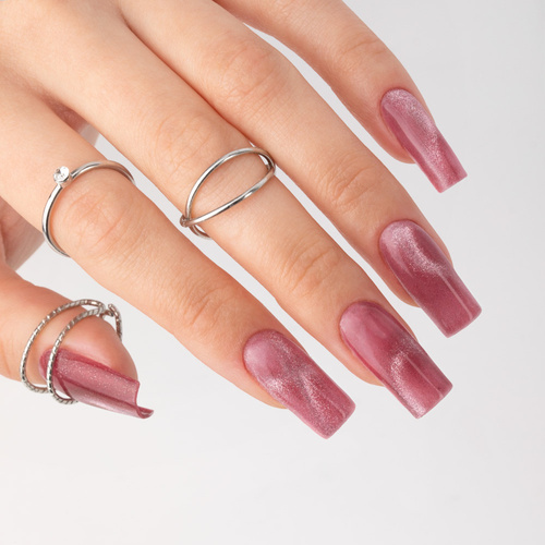 Lakier hybrydowy Molly Nails Cat Eye Womanity Kissing 8g Nr 440