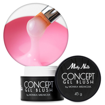 Żel budujący do paznokci Concept Gel Blush by Monika Mielniczuk MollyNails HEMA/Di-HEMA Free 45g