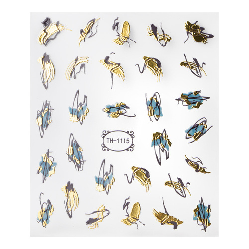 Adhesivos para uñas con diseños TH-1115