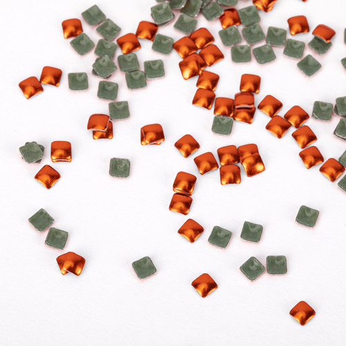 ShinePins smooth studs, glitter decorations for nails, square mini NTN Premium No. 4, 5g