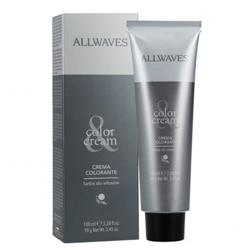 Allwaves Cream Color Hair Dye, Intense Medium Brown, Color 4.00, 100 ml