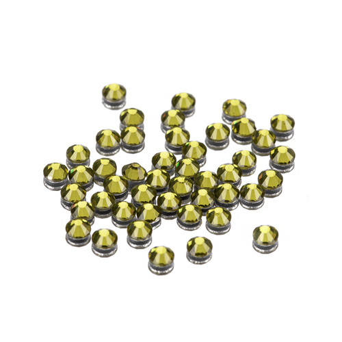 Estrases de cristal para uñas SS5 Olivine, aprox. 1440 unidades por paquete.