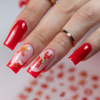 5+1gratis Lakier hybrydowy Molly Nails Hearts & Kisses Dazzling Kisses HEMA/Di-HEMA Free 8g Nr 197