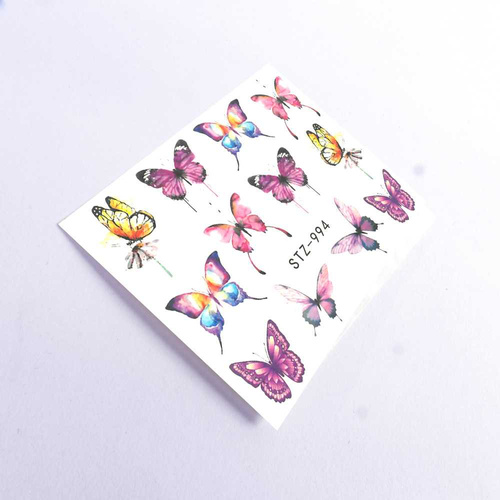 Water decals for nails, butterflies STZ-994