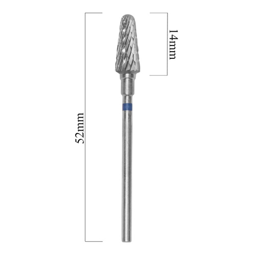 Frez z węglika spiekanego ścięty stożek niebieski Staleks Expert 6/14mm