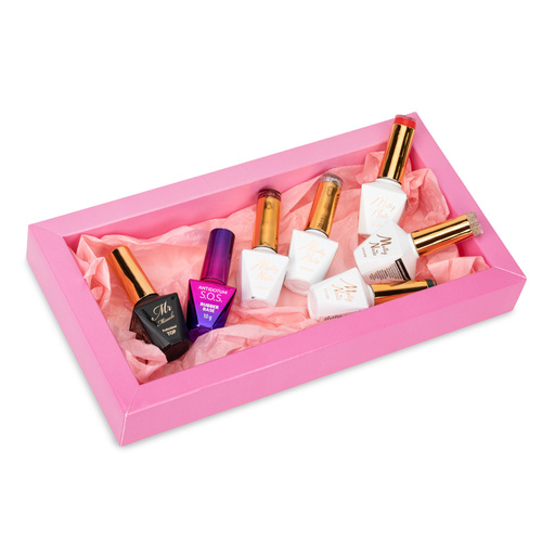 Set mit 5 Hybridlacken von Christmas Molly Nails + Grundierung und Überlack gratis