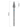 Fresa diamantata a pera arrotondata blu Staleks Expert 5/12 mm