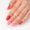 5+1gratis Lakier hybrydowy Molly Nails Hearts & Kisses Dazzling Kisses HEMA/Di-HEMA Free 8g Nr 197