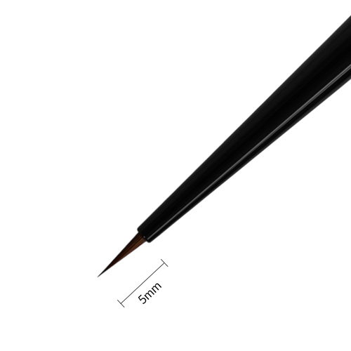 Pędzelek do zdobień 5mm Staleks Expert 02 czarny