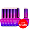10 + 1 gratis: Kautschukbasis für flexible Nägel S.O.S. Antidotum Molly Nails Powder Pink 10 g