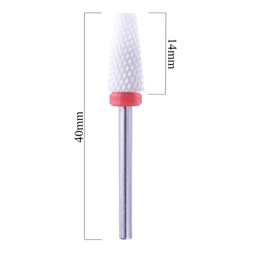 Frez ceramiczny do ściągania masy Umbrella stożek ścięty 3/32" F Drobny