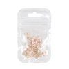 Décorations pour ongles : nœuds 3D rose et or, 20 pièces