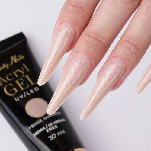 Gel acrylique Polygel pour extension des ongles AcrylGel Molly Nails sans HEMA/Di-HEMA Beige Goddess 30 ml