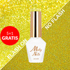 5 + 1 gratuit Vernis hybride Molly Nails Flashing Lights Neon Endless Sun sans HEMA/Di-HEMA 8 g n° 640