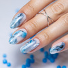 5 + 1 gratis: Esmalte híbrido Molly Nails Neon Flashy Cat Eye sin HEMA, 8 g, n.º 176