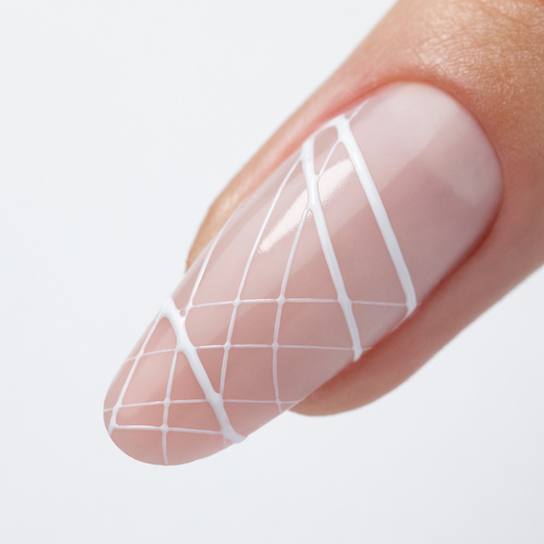 Gel décoratif Spider Gel MollyNails blanc, sans HEMA/Di-HEMA, 5 g