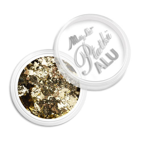 Poudre pour ongles métallique MollyLac, paillettes d'aluminium, 0,2 g, n° 12